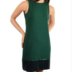 Vince Camuto Dark Green Mini Dress